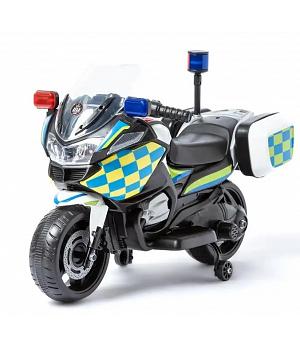 VENTA MOTO POLICIA 6V , NIÑOS HASTA 3 AÑOS, I-Officer, BLANCA  - INDA651-AT
